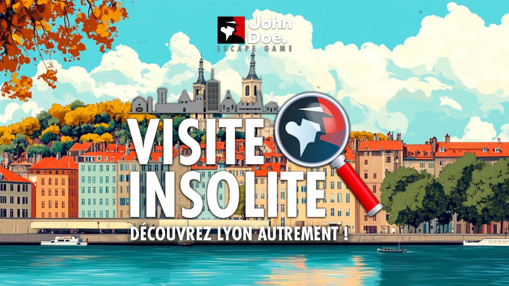 Visite insolite, découvrez Lyon autrement : visuel de l’aventure John Doe à Lyon