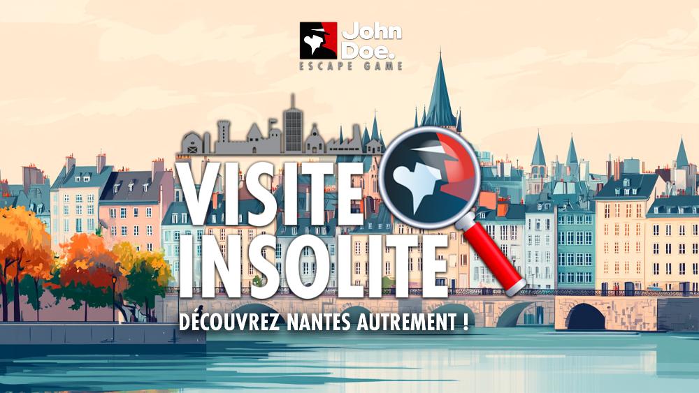 Visite insolite, découvrez Nantes autrement : visuel de l’aventure John Doe à Nantes